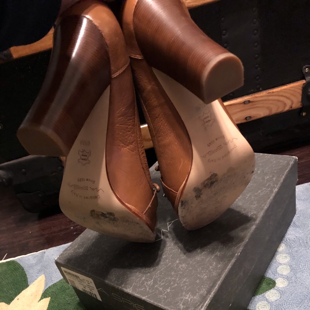 Camel Via Spiga heels - Picture 5 of 5